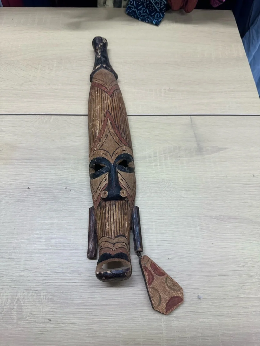 Vintage Handcrafted African Tribal Mask GUC